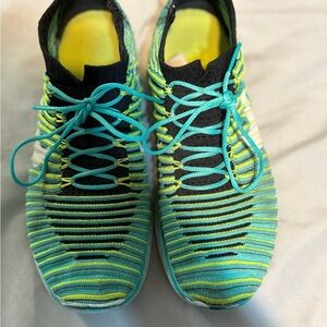 Vibrant Striped Athletic Sneakers